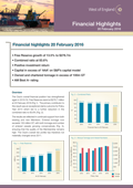 Financial Highlights 2016